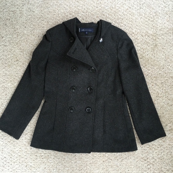 NWOT Double Breasted Wool Pea Coat - Picture 6 of 11